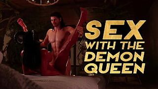 Sex with Demon Queen is hard and hot porn video