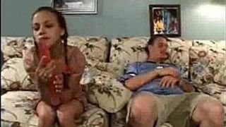 Teen introduced to Wild Anal Sex porn video